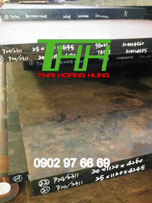 Thép Tấm P20 / 2311 Dày 10li Đến 100li Tại Hồ Chí Minh – Chuyên Cung Ứng Nhanh, Gia Công Chuẩn Khuôn Mẫu